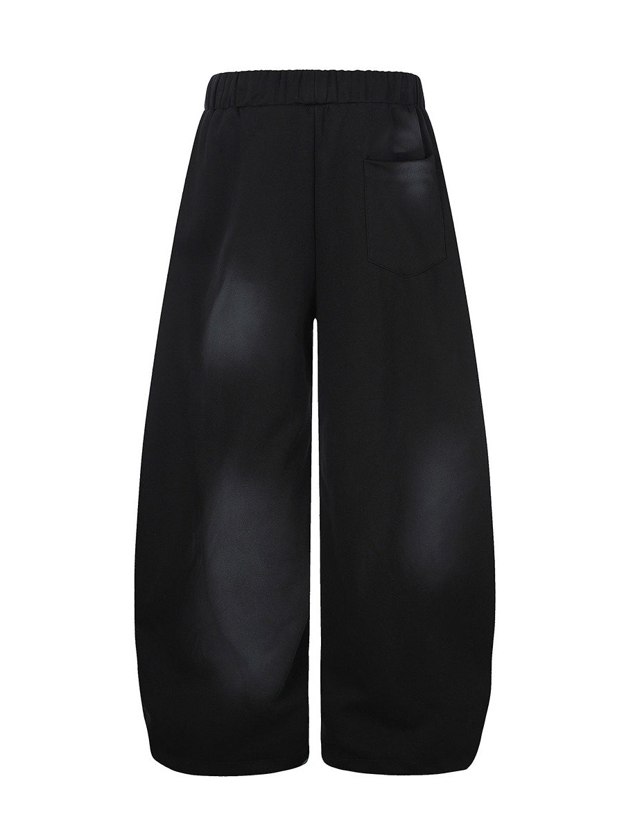 Dirty Dye Embroidered Wide Sweat Pants MB7437