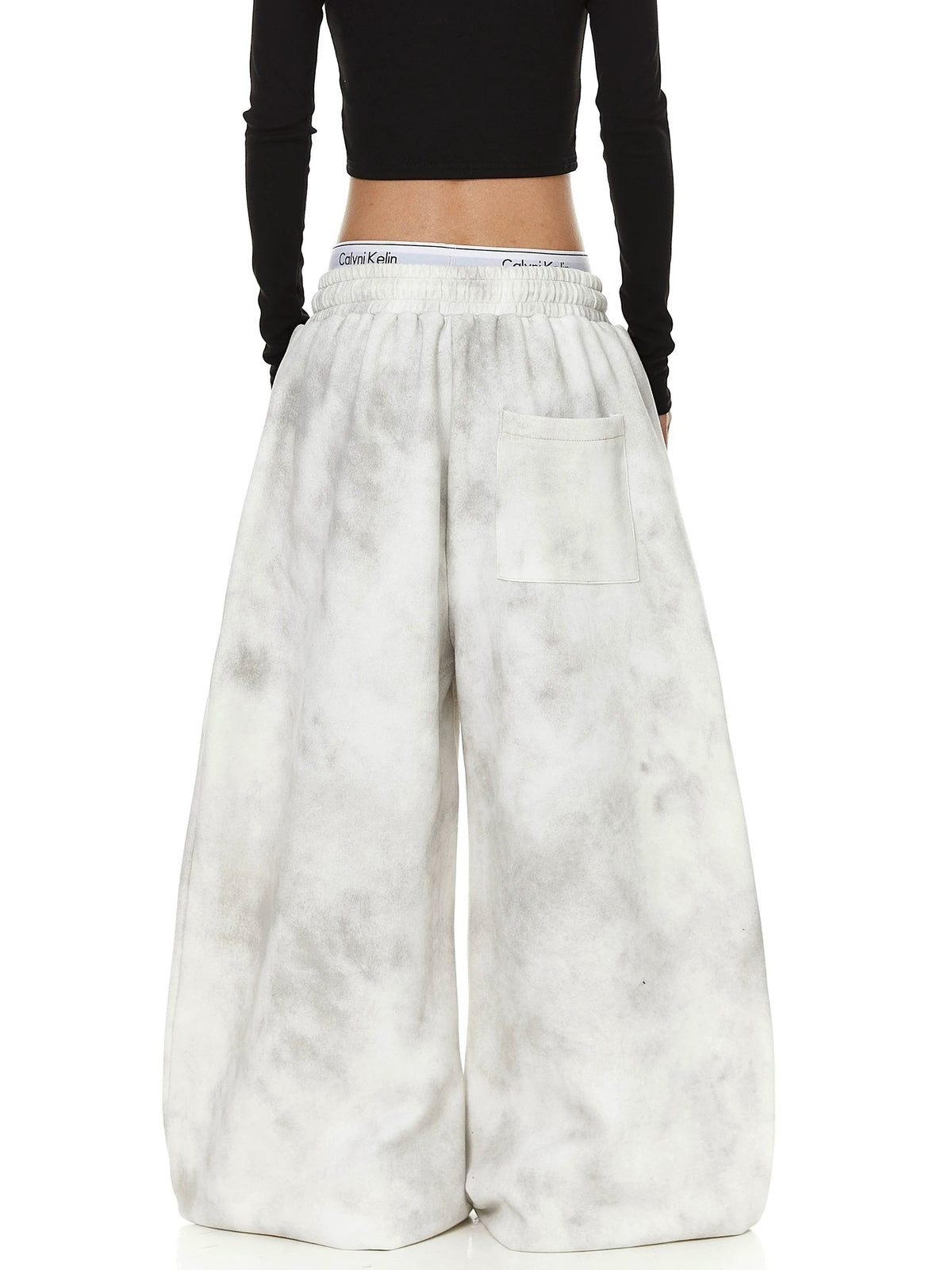 Heavy-Duty Beaded Letter Sweat Pants MB7449