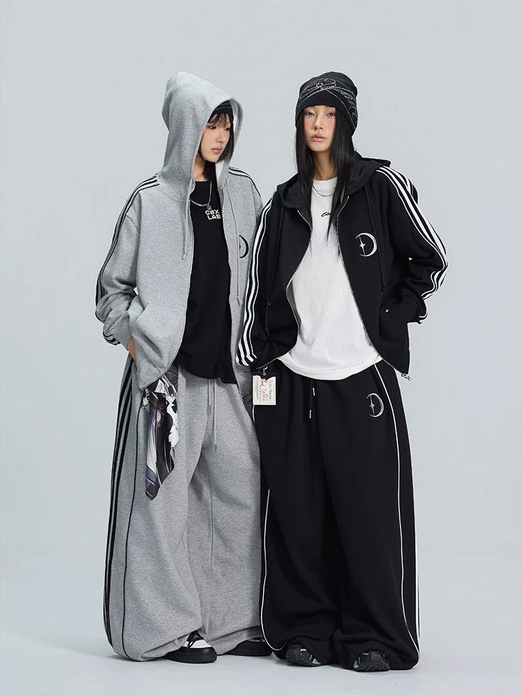 【上下別売り】Star&Moon Graphic Side-Line Sweat Set-up MB7446