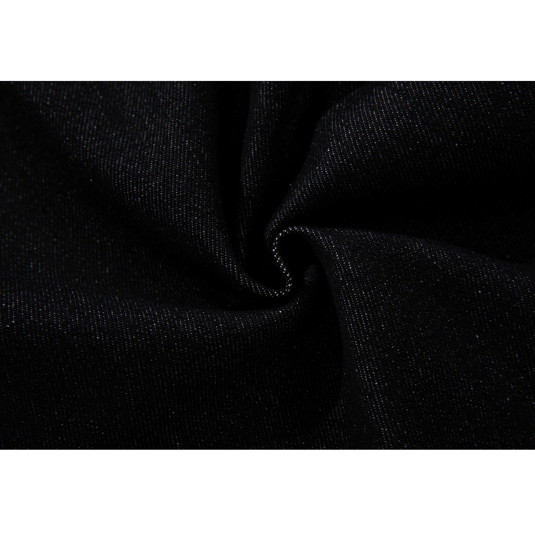 Studded Snake-Embossed Wide Denim Pants MB7411
