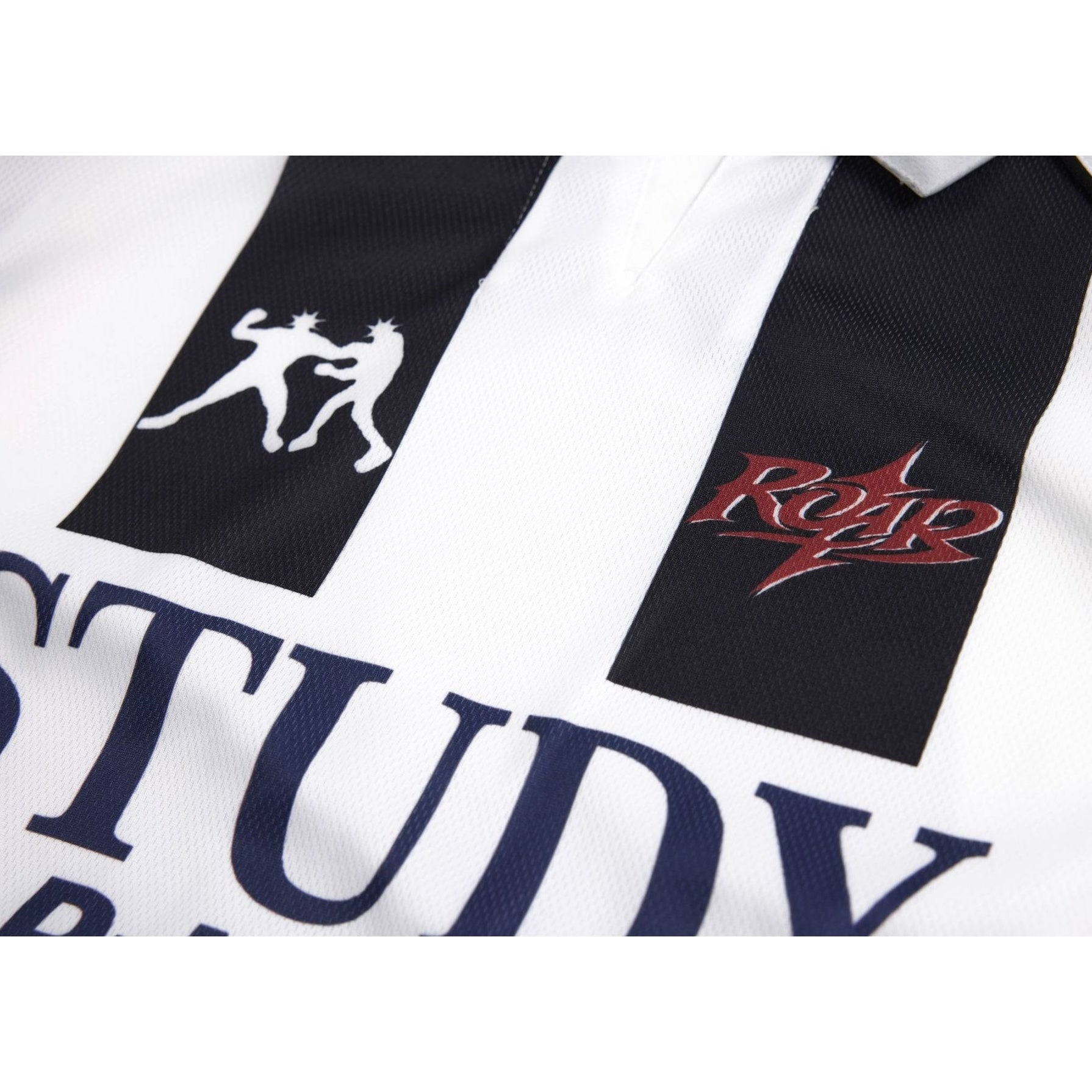 Bicolor Football-Style Printed T-shirt MB7440