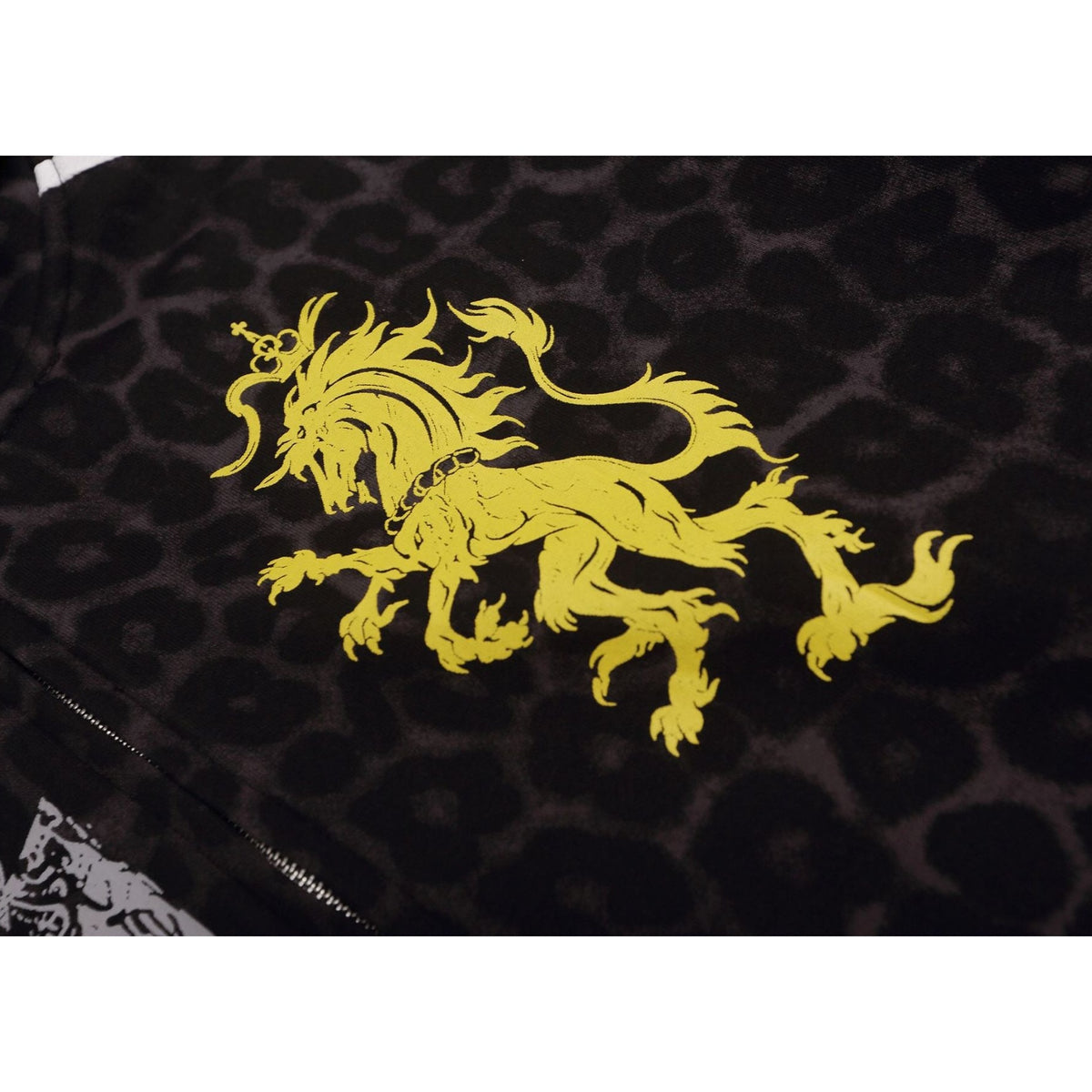 Leopard Print Hooded Sweat Short Jacket MB7467