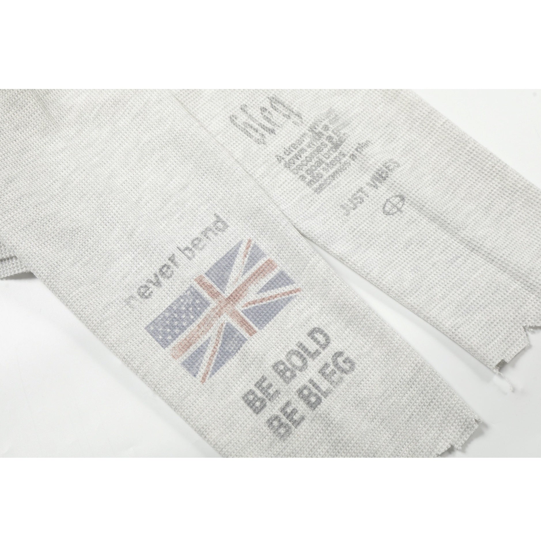 British-style Printed Long Sleeve Waffle T-shirt MB7413