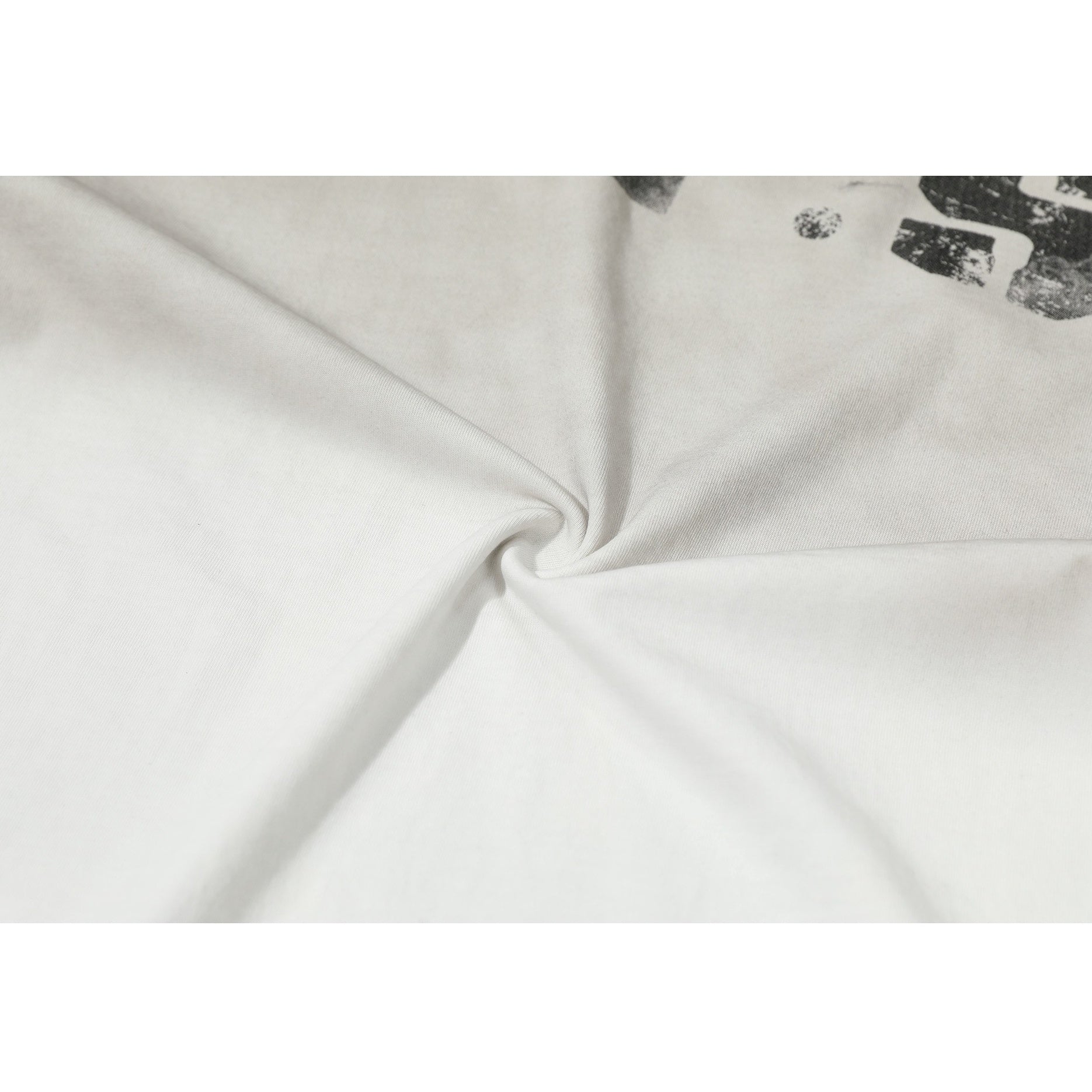 Dirty Dye Distressed Numbering Printed T-Shirt MB7415