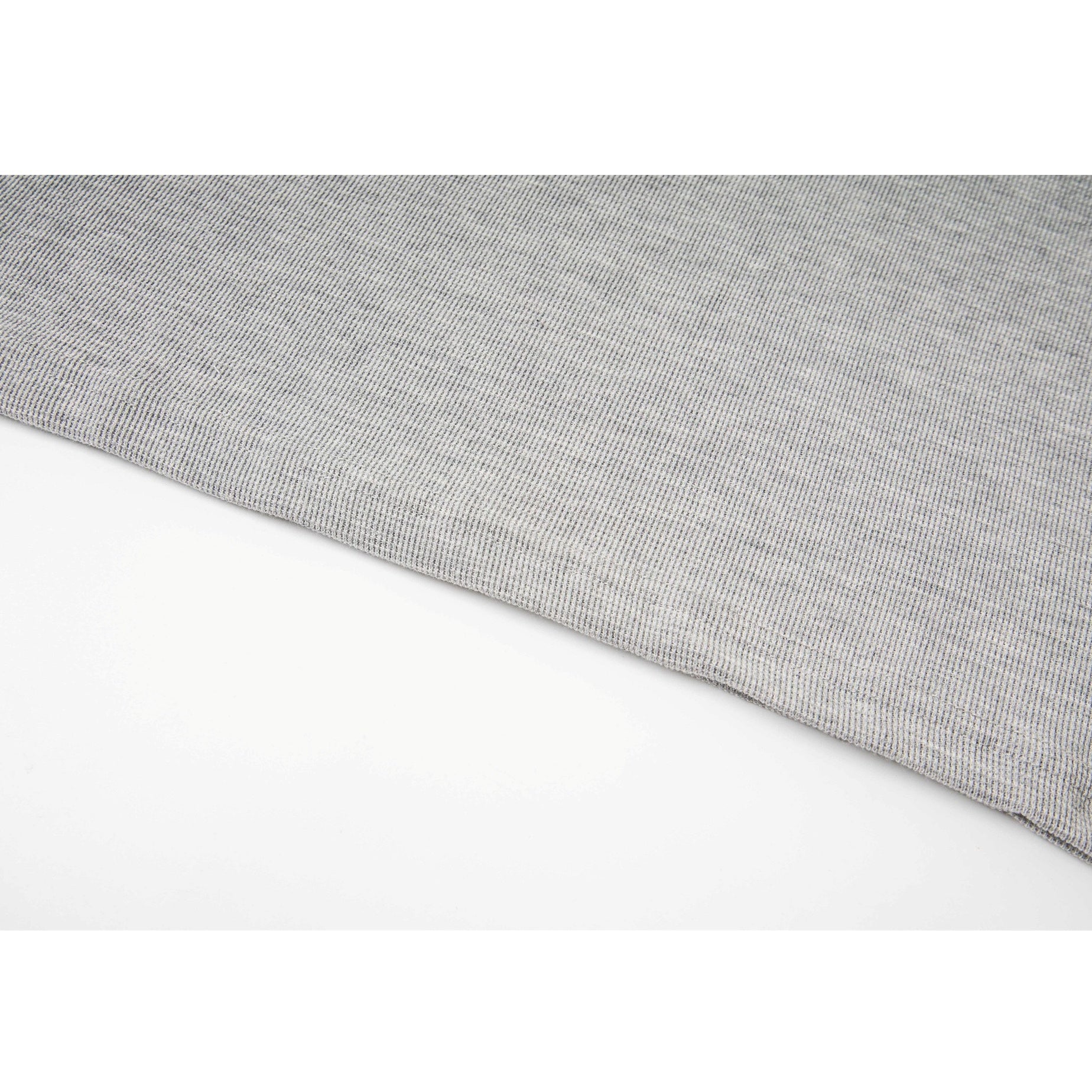 Cross Patchwork Waffle Henry Long Sleeve T-Shirt MB7421