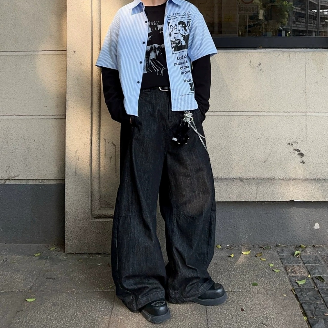 Wide-Leg Curve Jeans MB7382