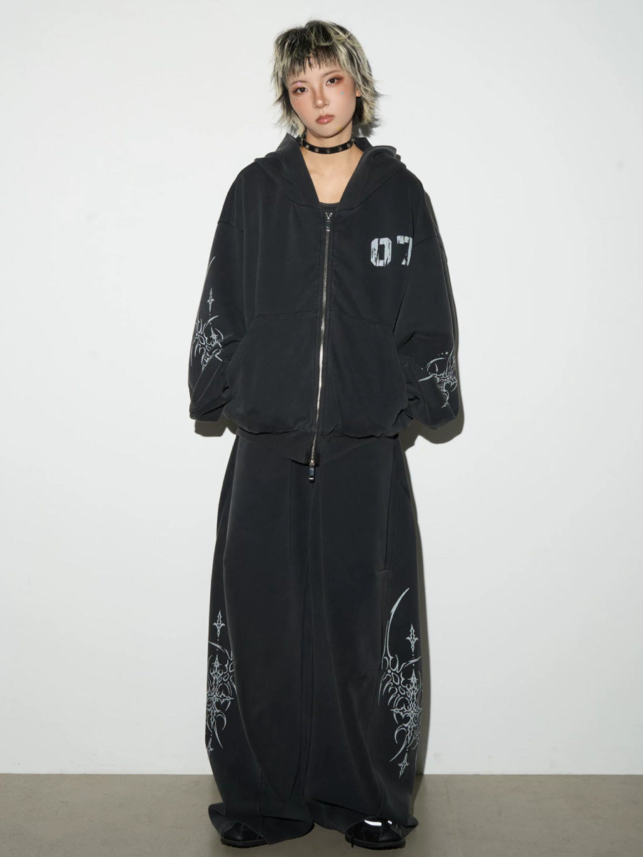 【上下セット】WASHED TRIBAL SET MB7444+MB7445