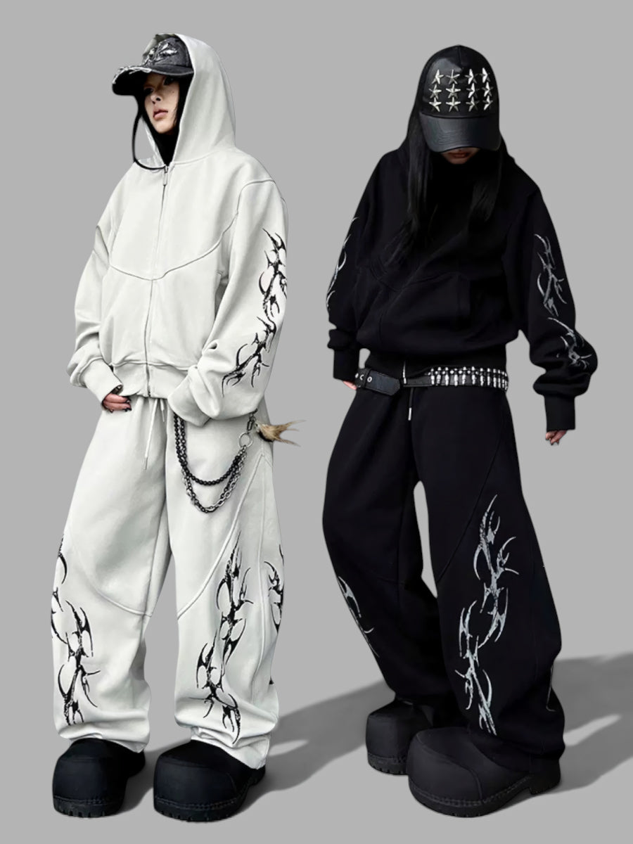【上下セット】TRIBAL GRAPHIC SET MB7462