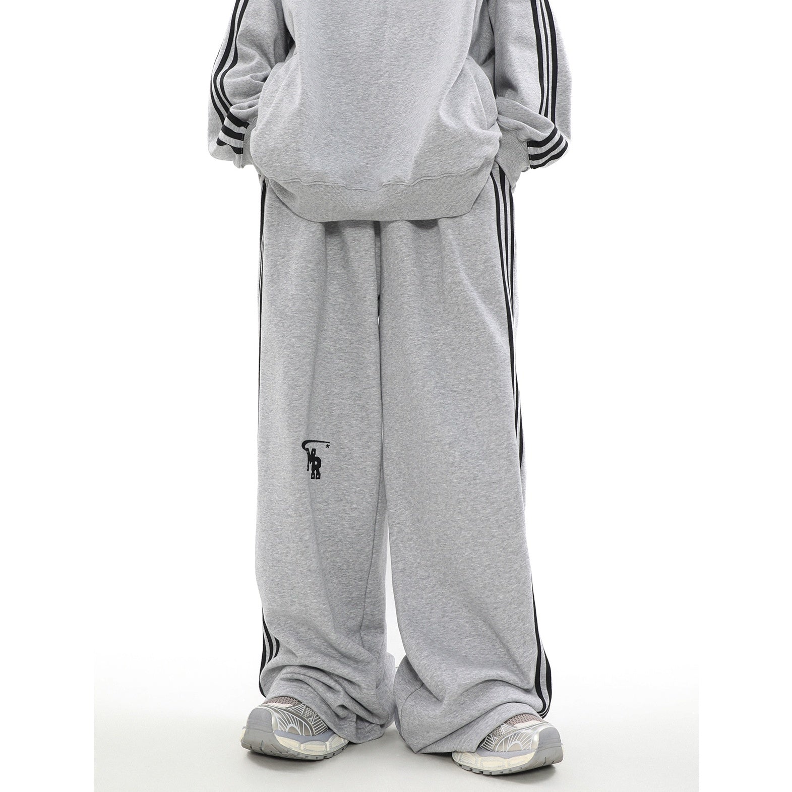 【上下別売り】Three Line Half-Zip Sweat & Loose Pants Set-up MR051