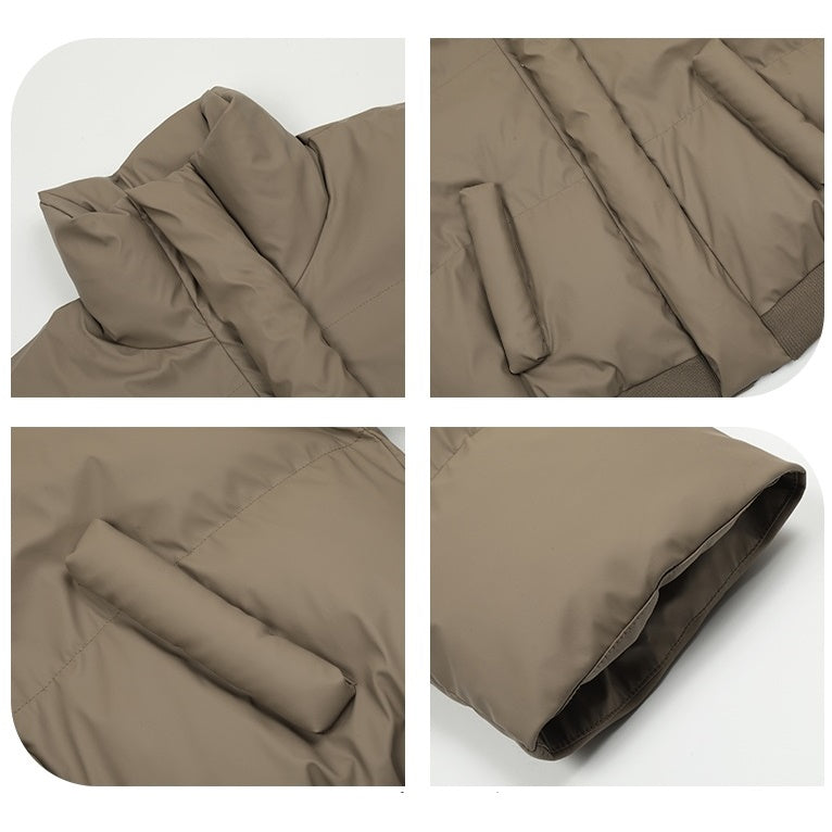 Stand Collar Short Padded Jacket MB7256