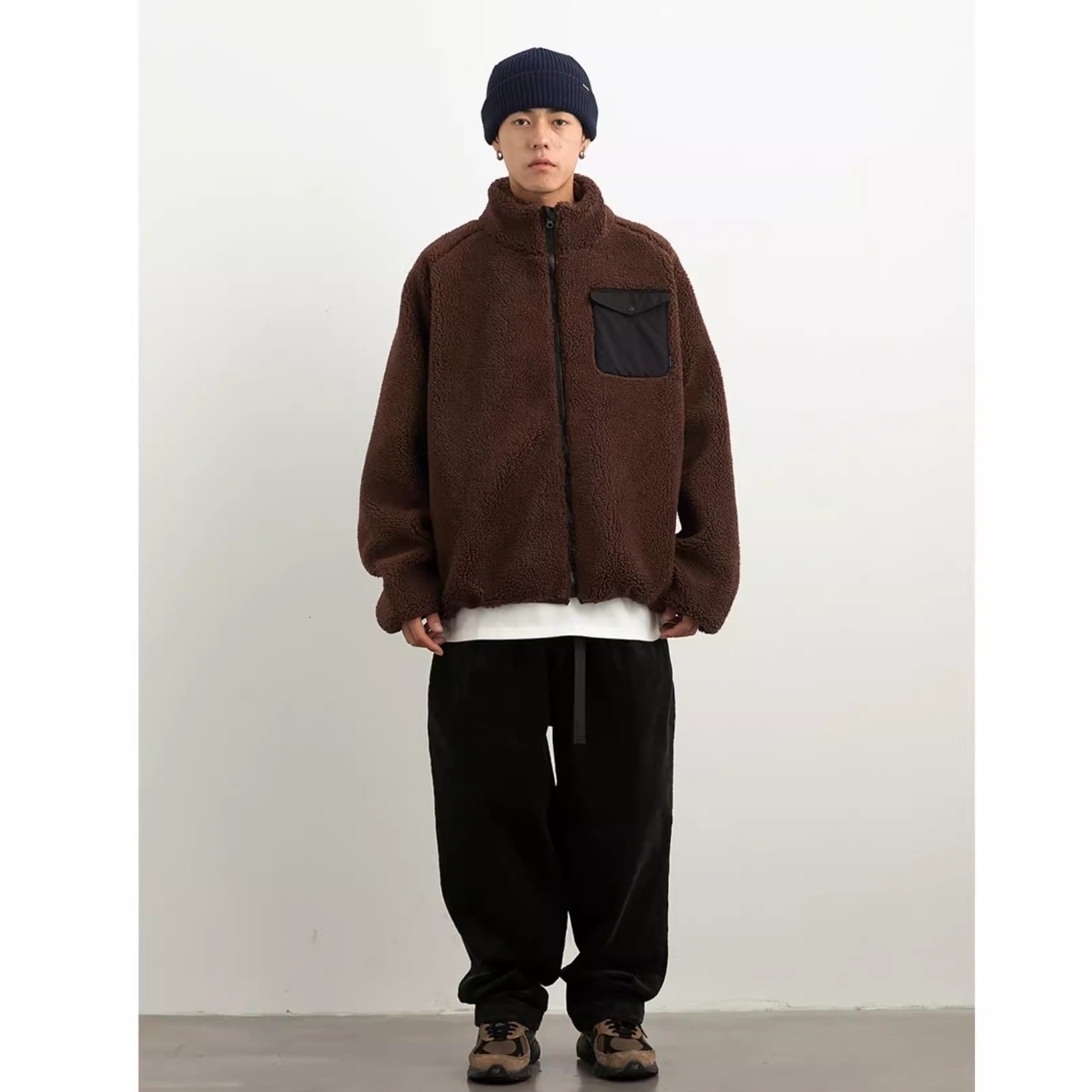 Stand Collar Boa Jacket MB7267