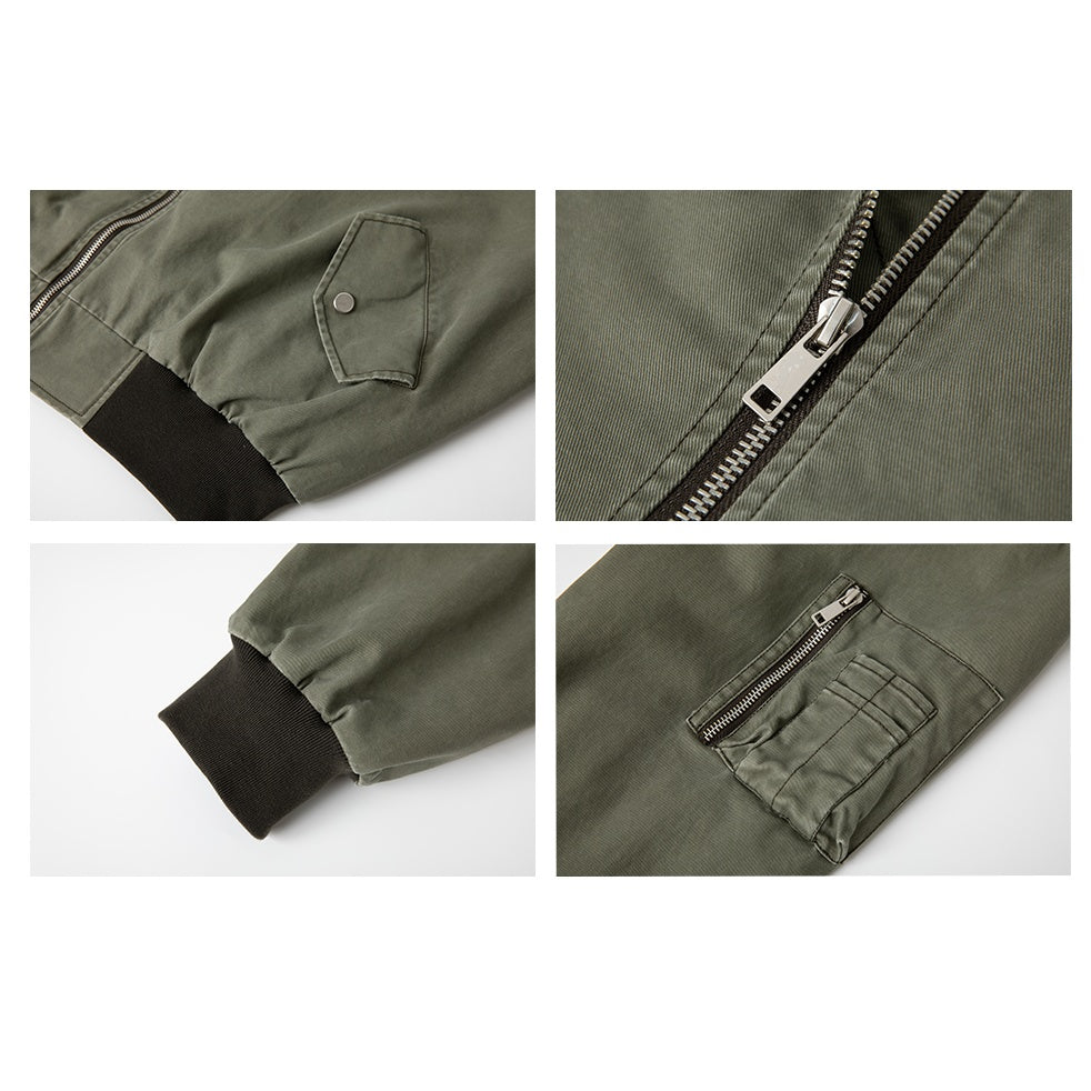 Vintage Distressed Baseball Jacket CM2003