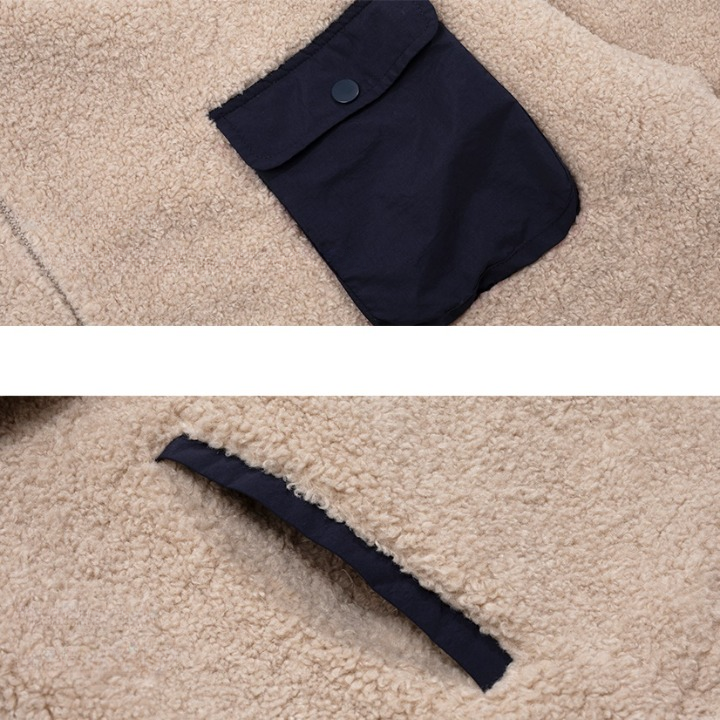 Boa Patch Hooded Zip Jacket MB7268