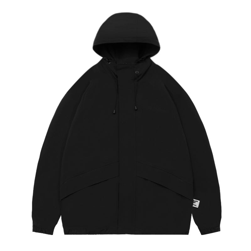 Windproof Simple Hooded Jacket BI2027