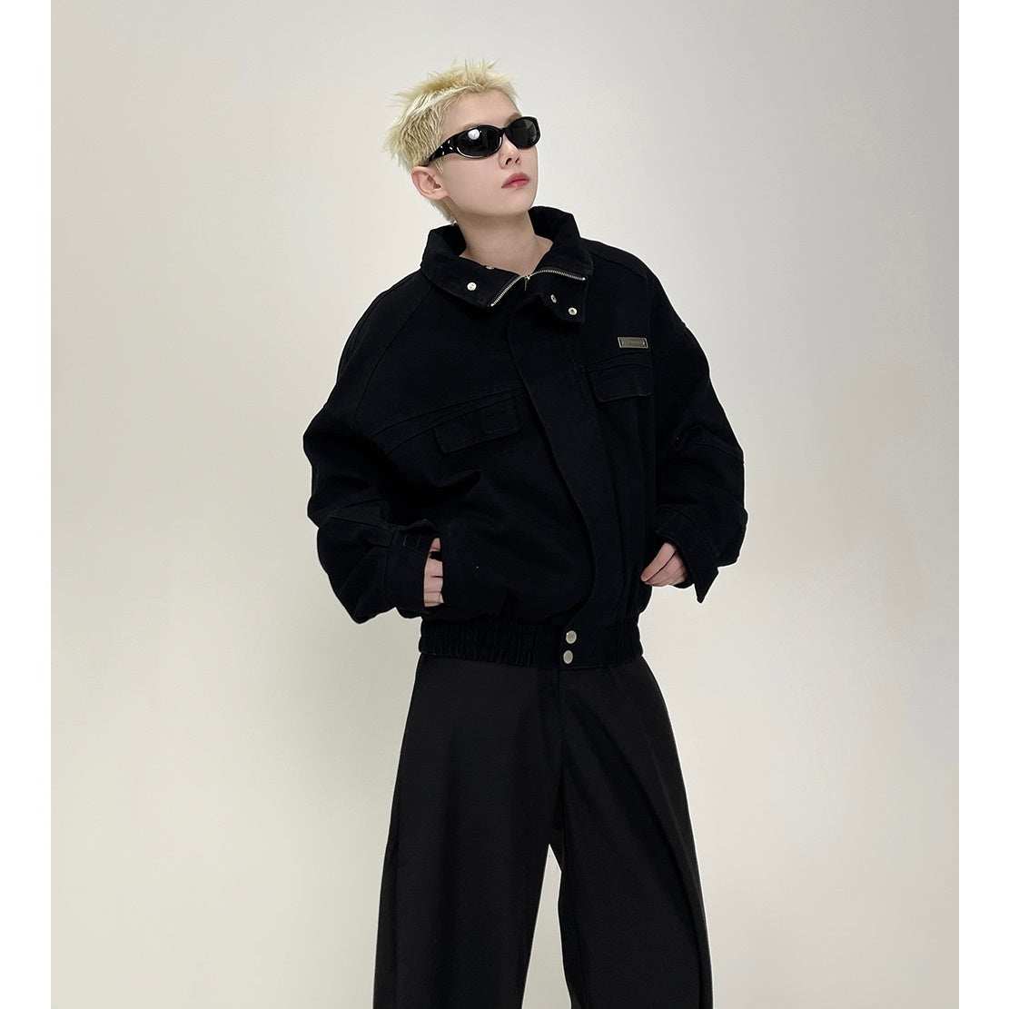 Heavy-duty Vintage Cropped Jacket EAT063