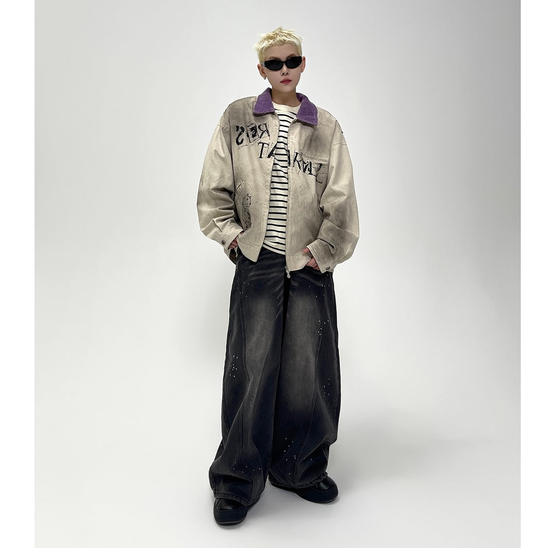 Spray Paint Graffiti Dirty Jacket EAT071