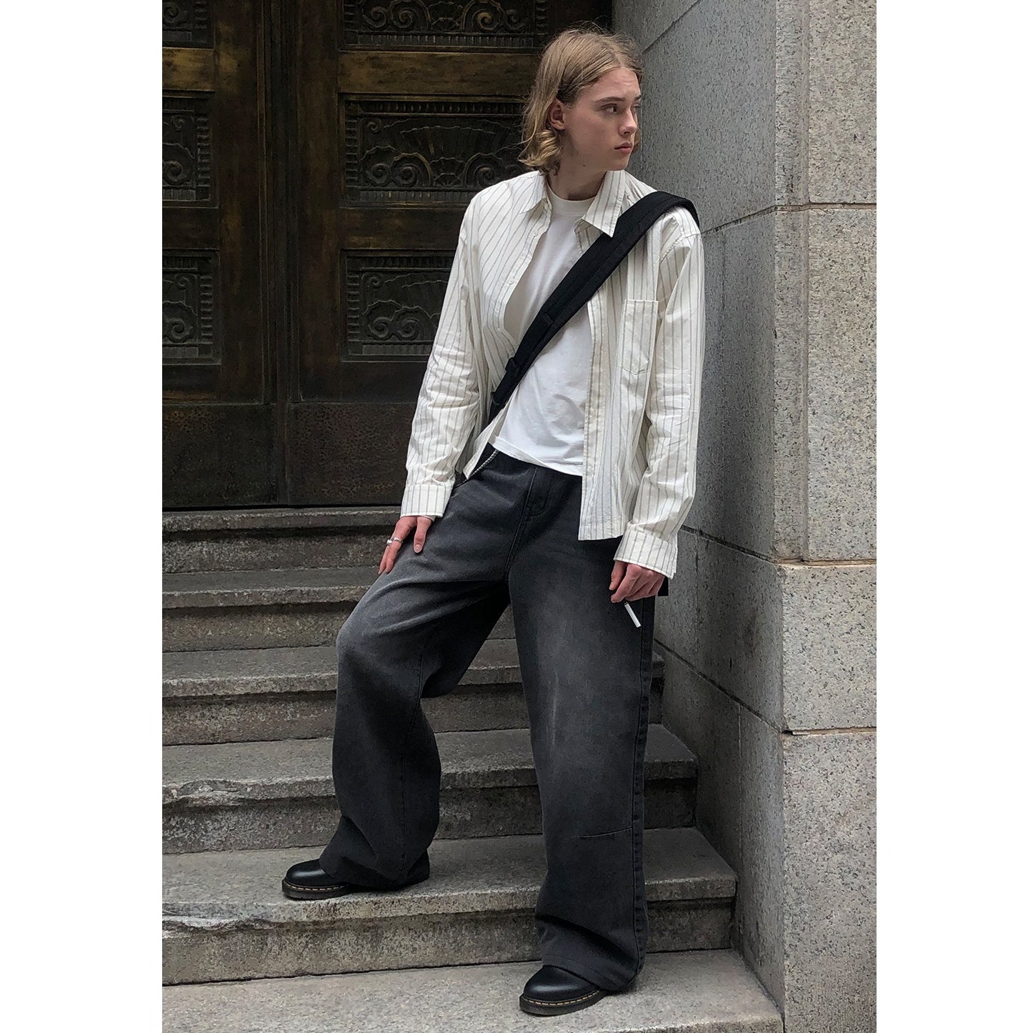 Vintage Straight Wide Leg Jeans CM2002