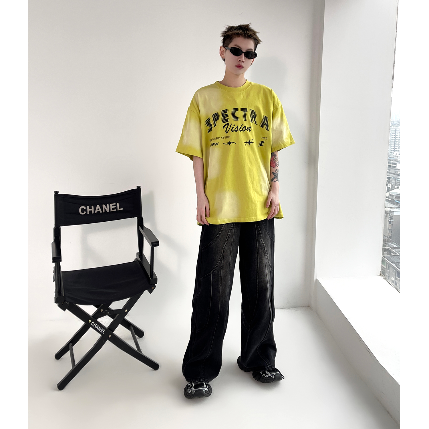 Design Letter Print T-shirt EAT012
