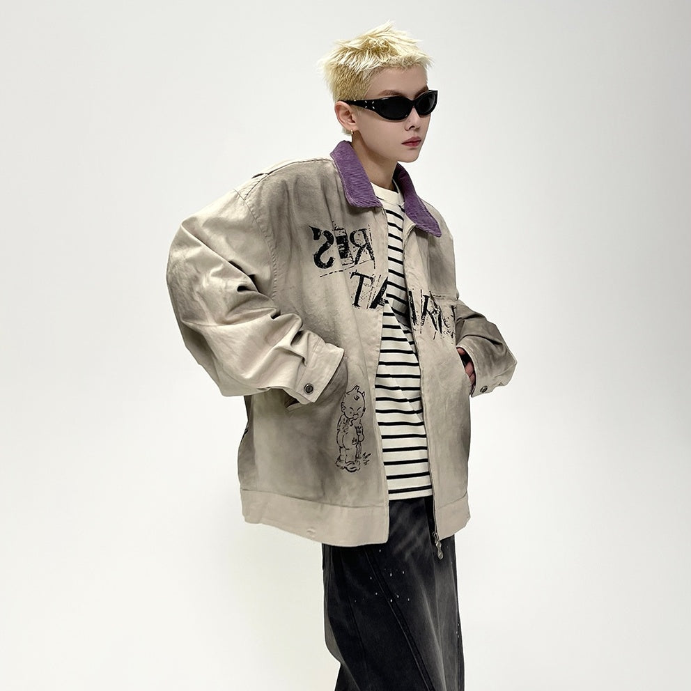 Spray Paint Graffiti Dirty Jacket EAT071