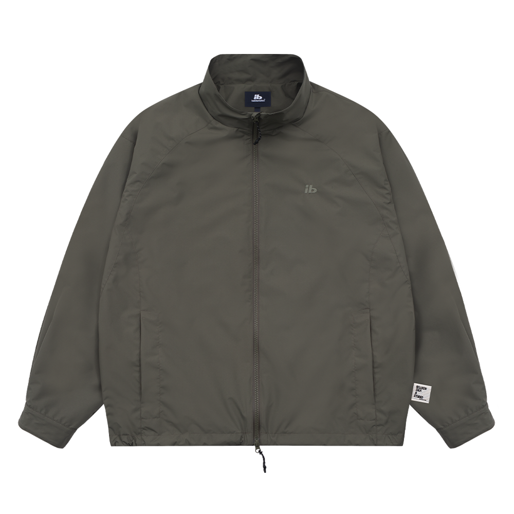 Stand Collar Laminated Zipper Jacket BI2009