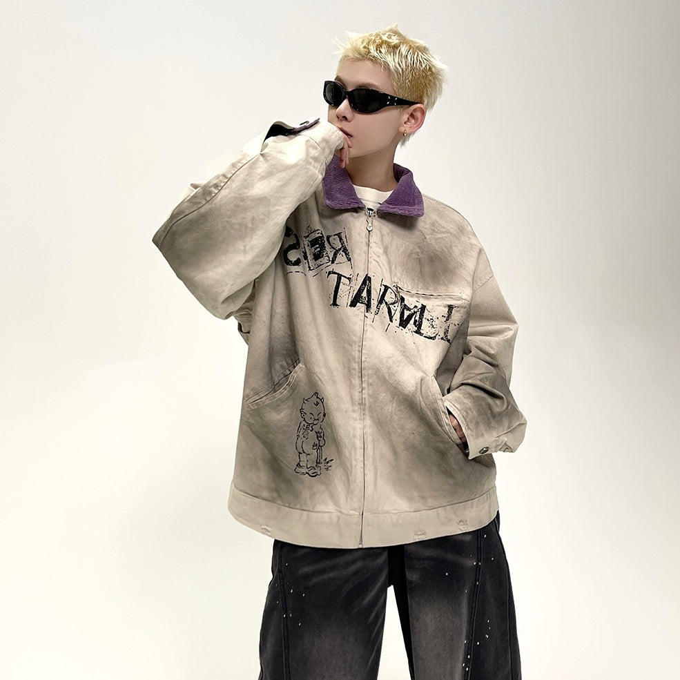 Spray Paint Graffiti Dirty Jacket EAT071