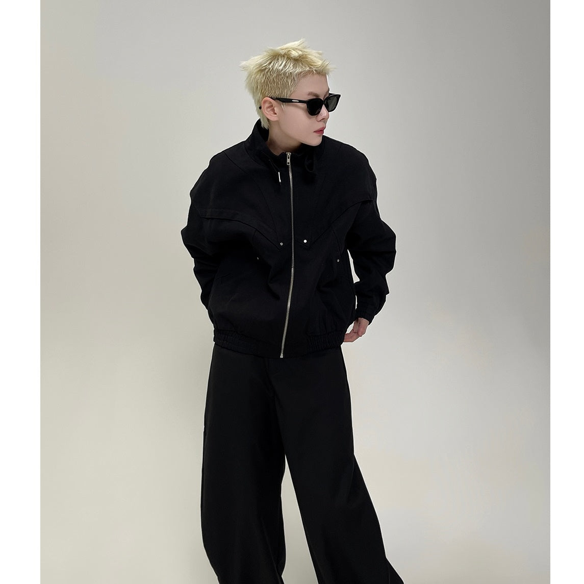 Flyer Deconstructs Design Stand Collar Jacket EAT060
