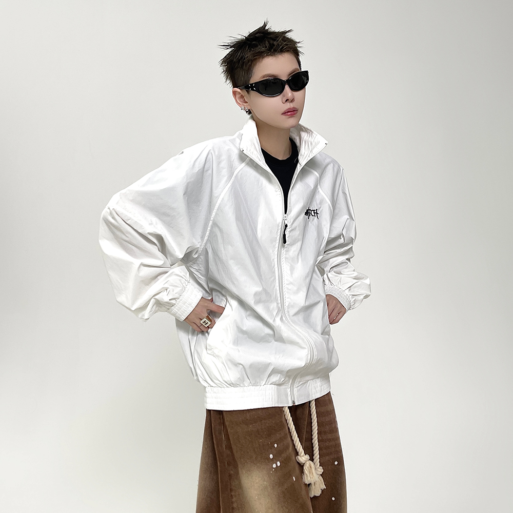 Stand Collar Zipper Light Jacket EAT079