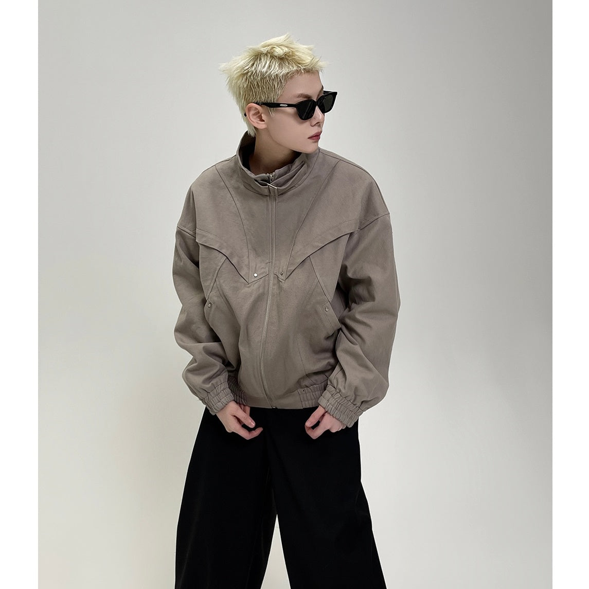 Flyer Deconstructs Design Stand Collar Jacket EAT060