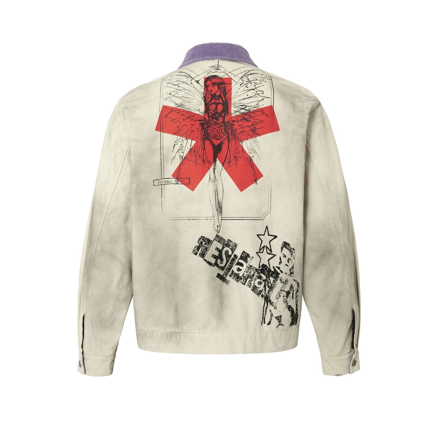 Spray Paint Graffiti Dirty Jacket EAT071