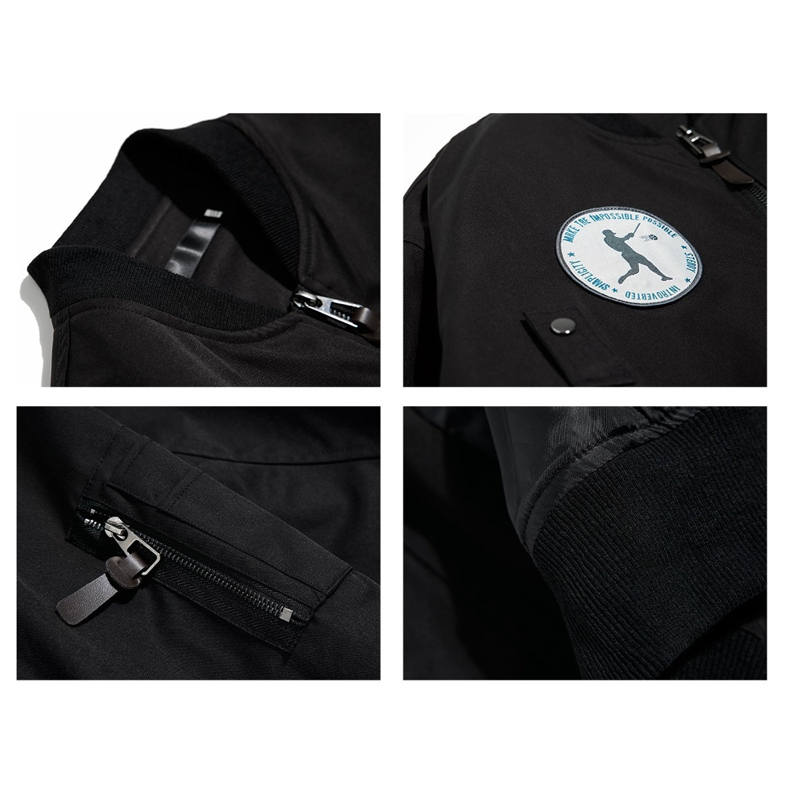 Labeled Baseball Bomber Jacket MB7250