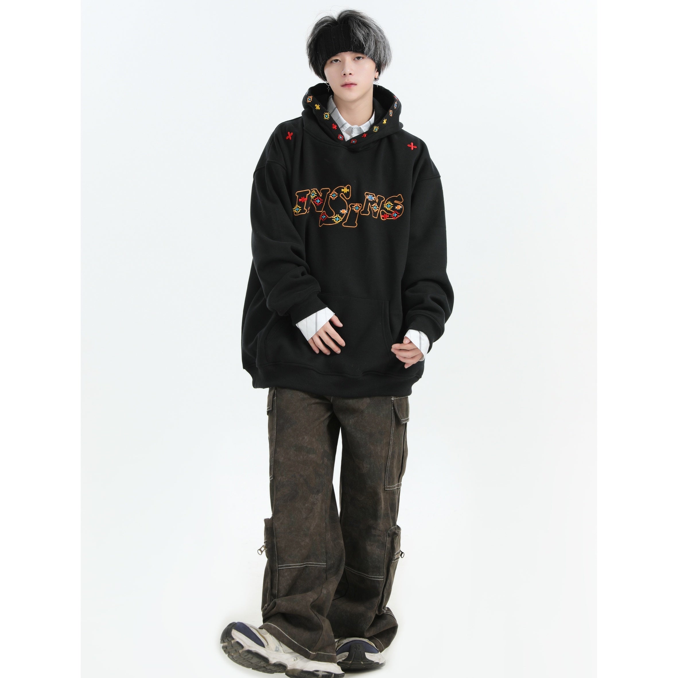 Camouflage Zipper Multi-Pocket Cargo Pants IN7059