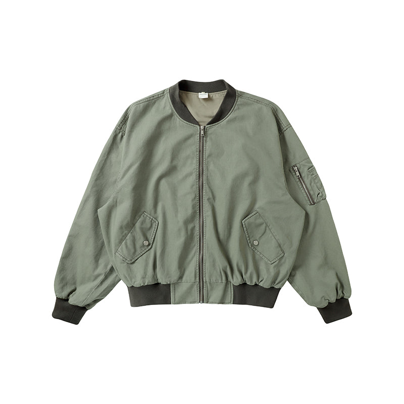 Vintage Distressed Baseball Jacket CM2003