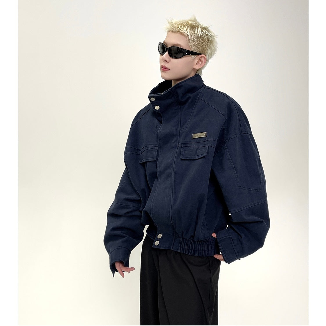 Heavy-duty Vintage Cropped Jacket EAT063