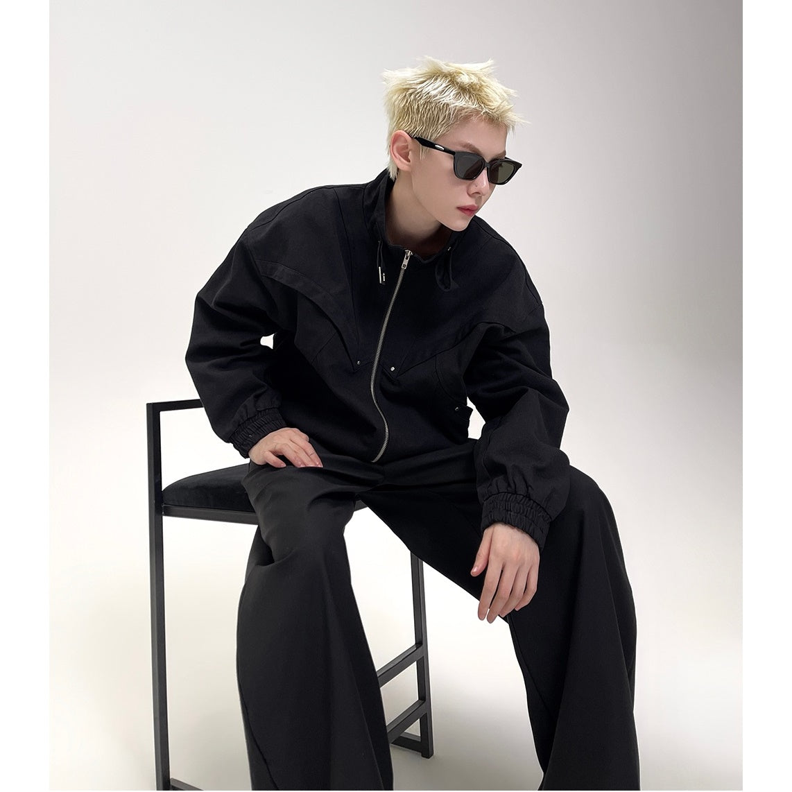 Flyer Deconstructs Design Stand Collar Jacket EAT060