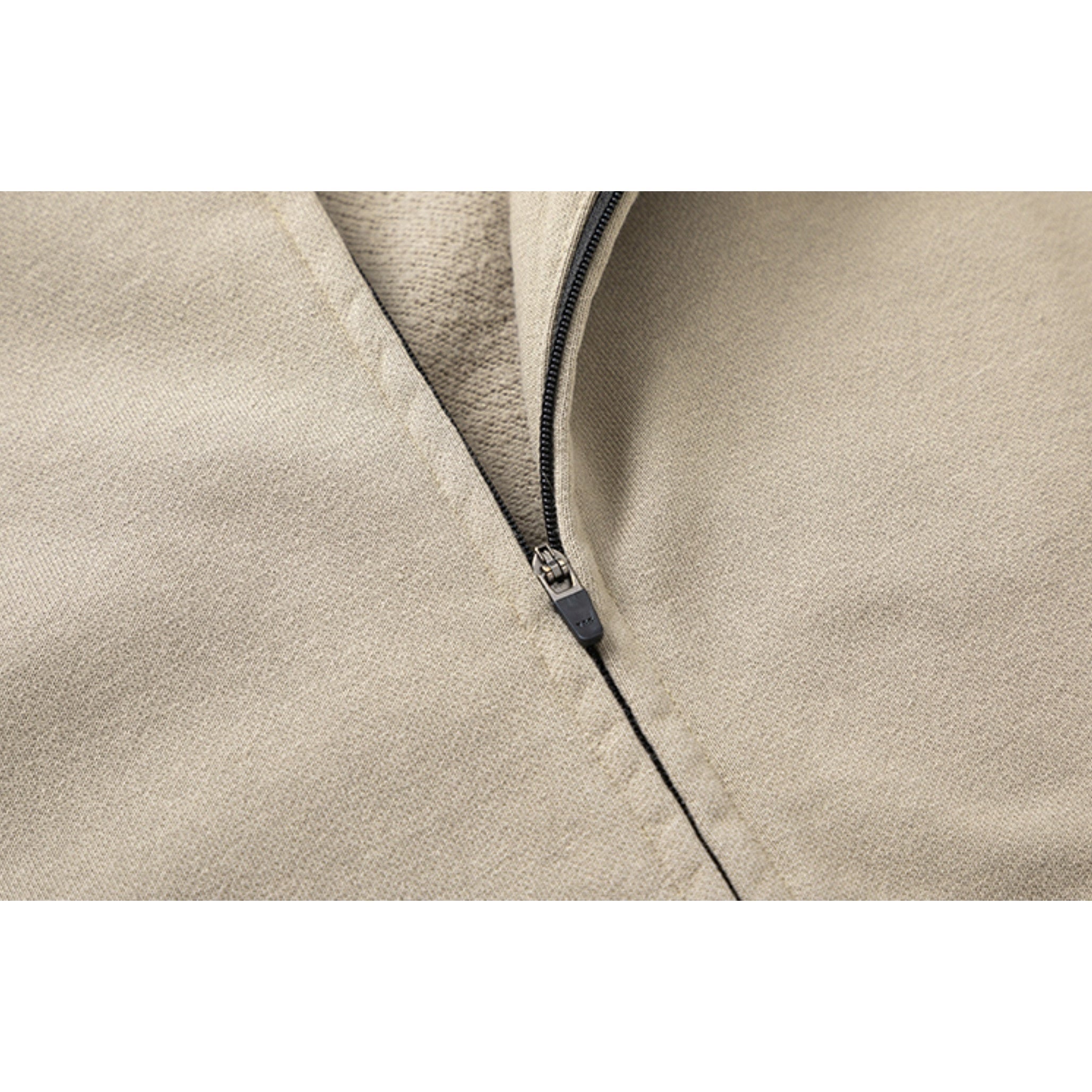 Check Hooded Stand Collar ZIP-Up Parka MB7234