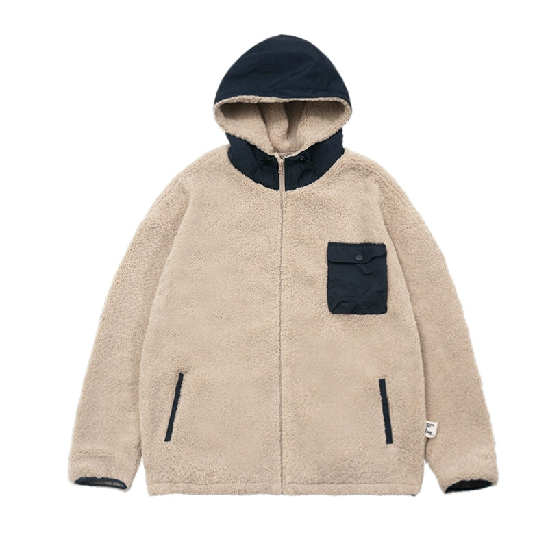 Boa Patch Hooded Zip Jacket MB7268