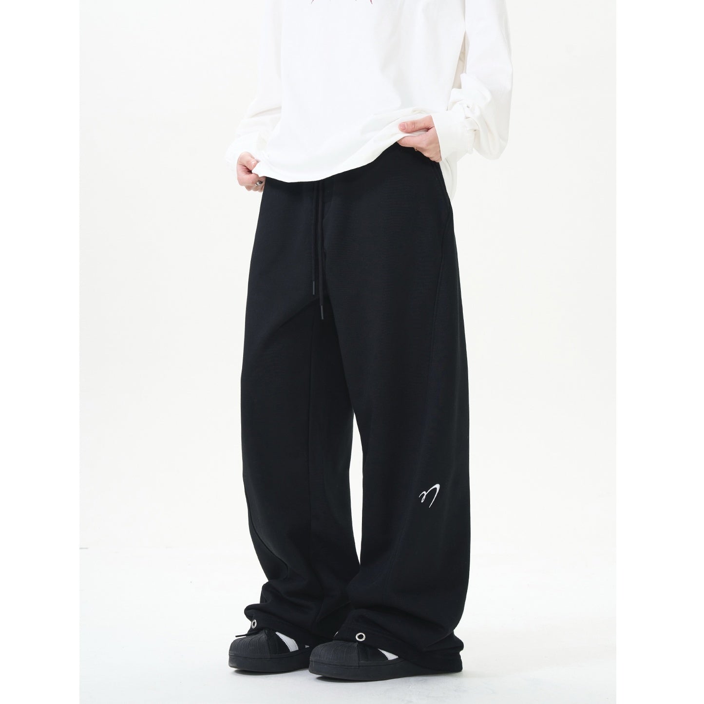 Irregular Division Loose Sweat Pants NA7006