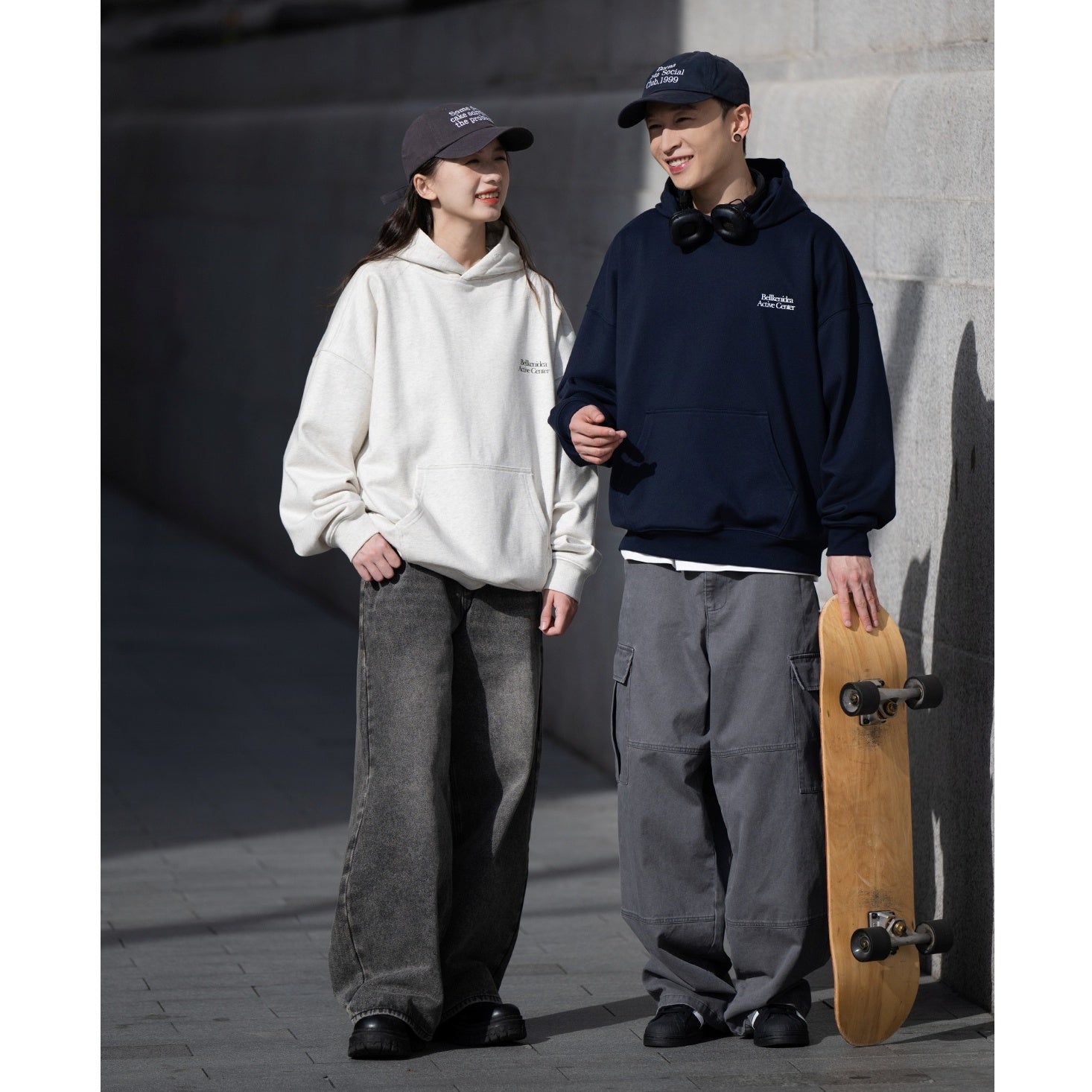 Simple Hooded Pullover Sweat BI2015