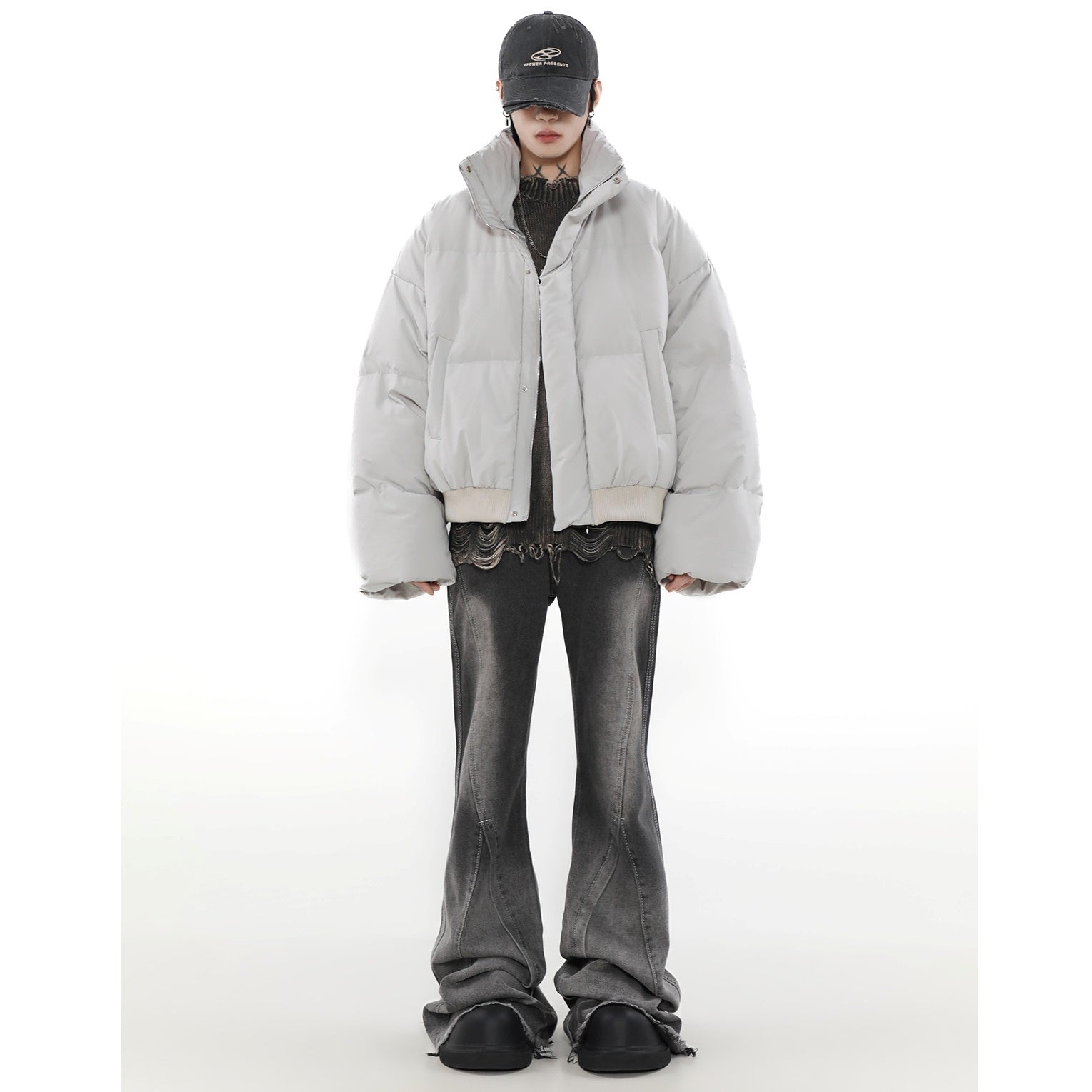 High Neck Short Down Jacket MB7265