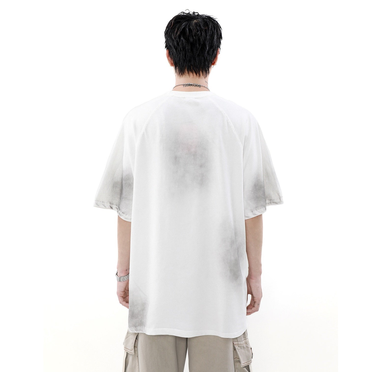 Vintage Distressed Dirty Lettered Print T-Shirt MR033
