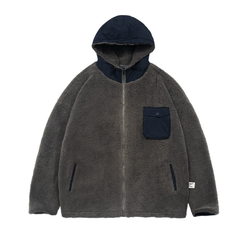 Boa Patch Hooded Zip Jacket MB7268