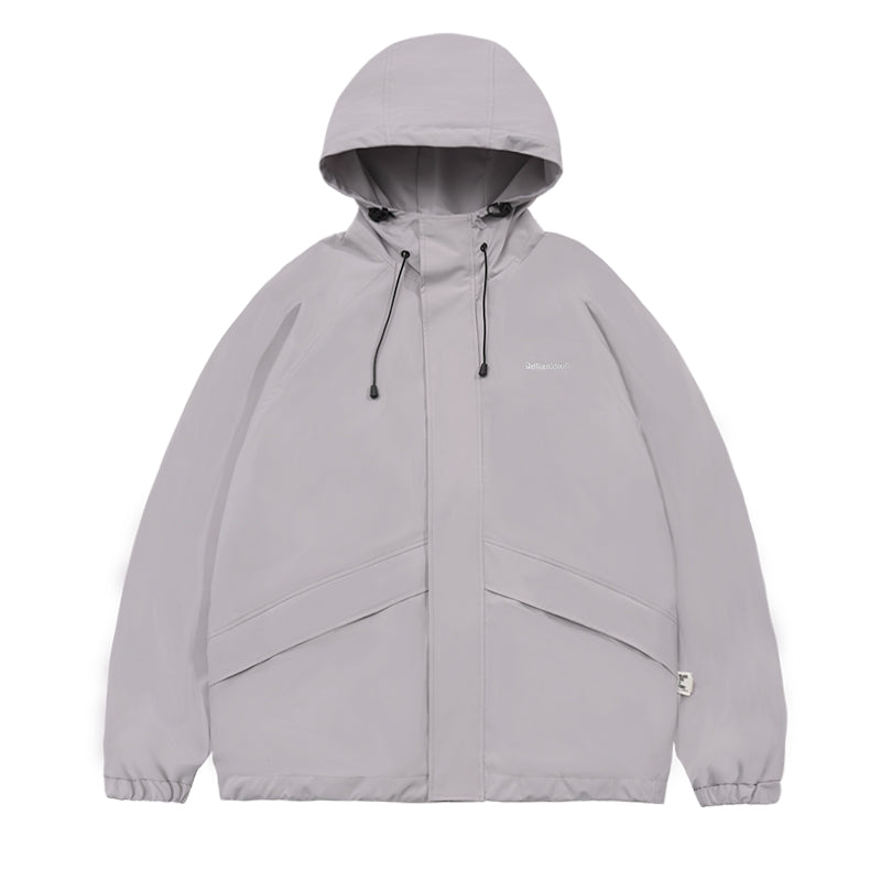 Windproof Simple Hooded Jacket BI2027