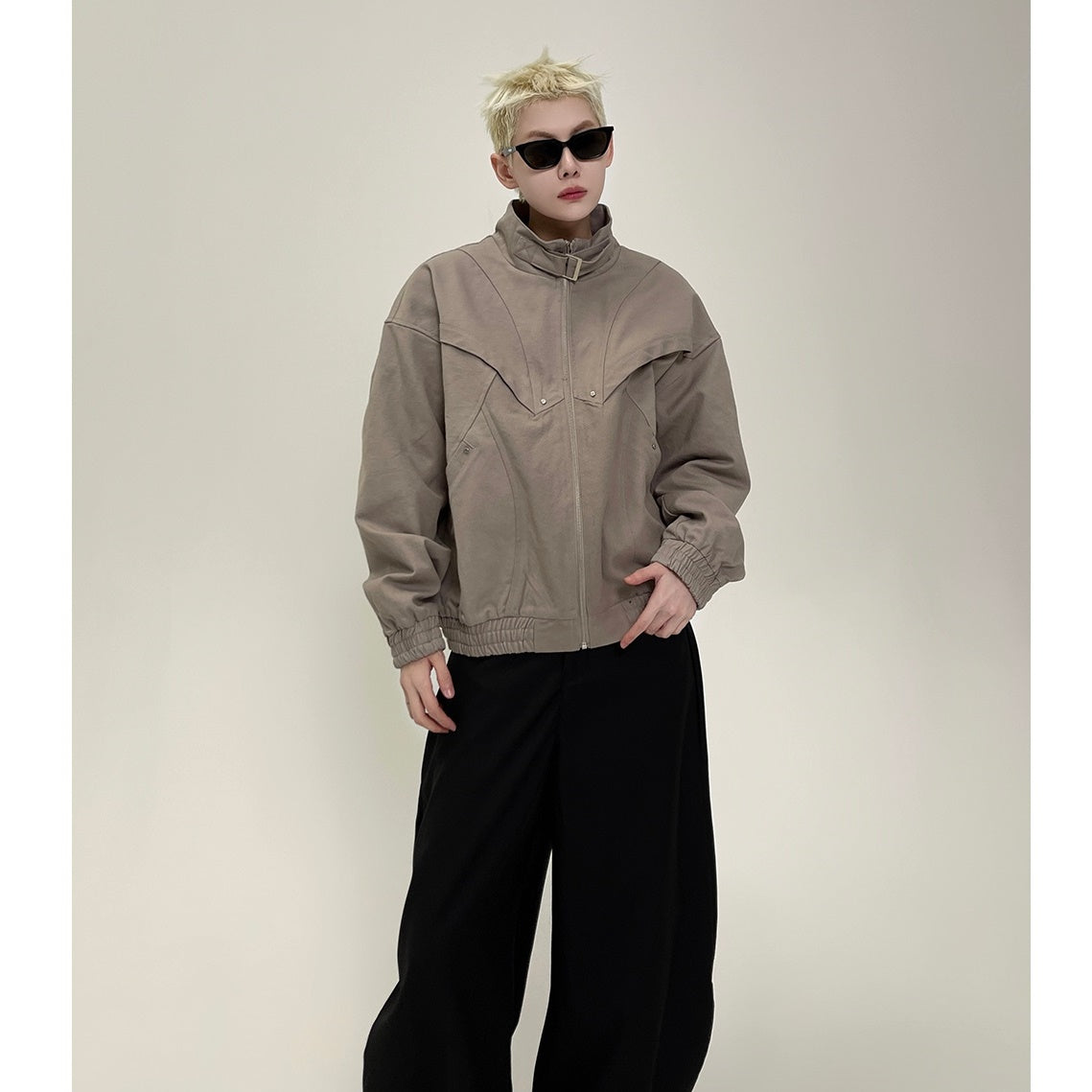 Flyer Deconstructs Design Stand Collar Jacket EAT060