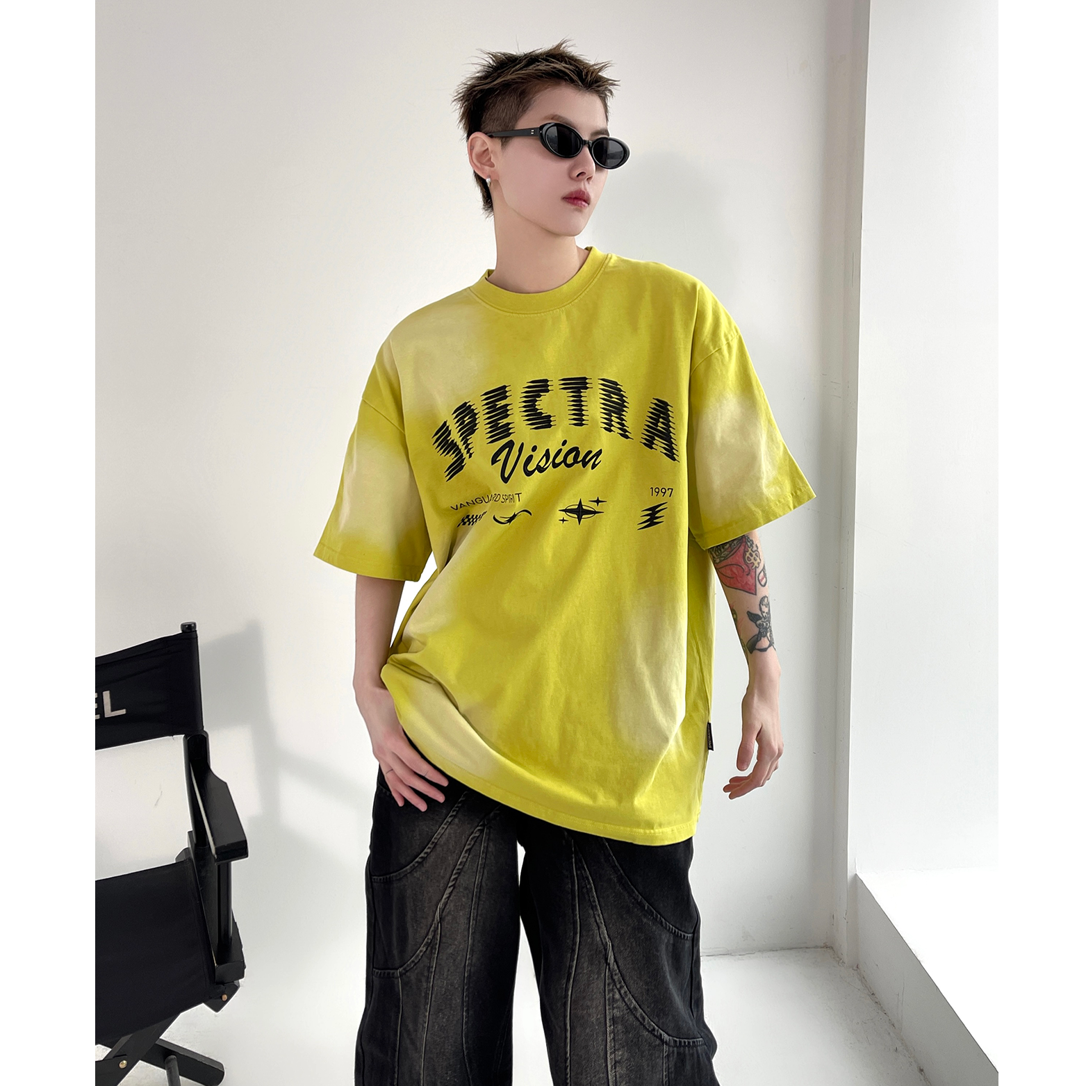 Design Letter Print T-shirt EAT012