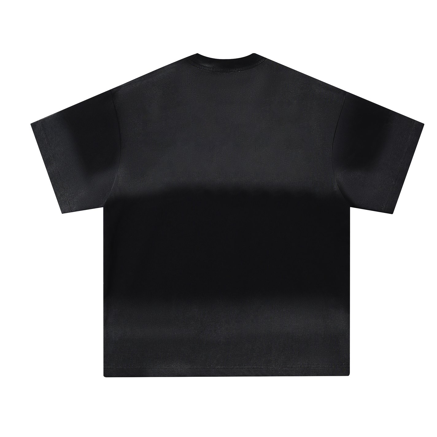 Tie-dye Gradient Letter Print T-shirt EAT091