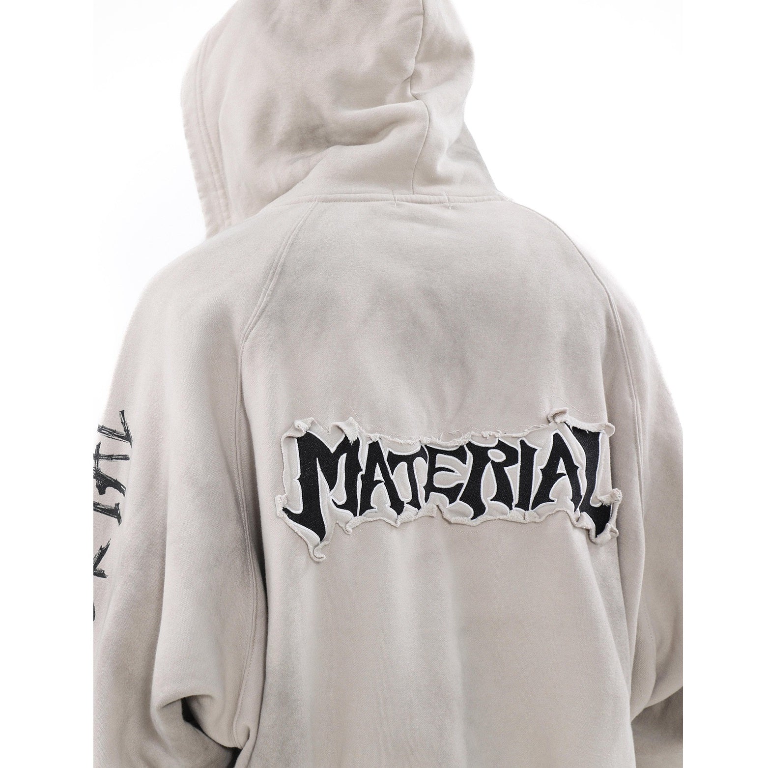 【上下別売り】Vintage Mud Dyed Distressed ZIP-Up Hooded Sweat MR027