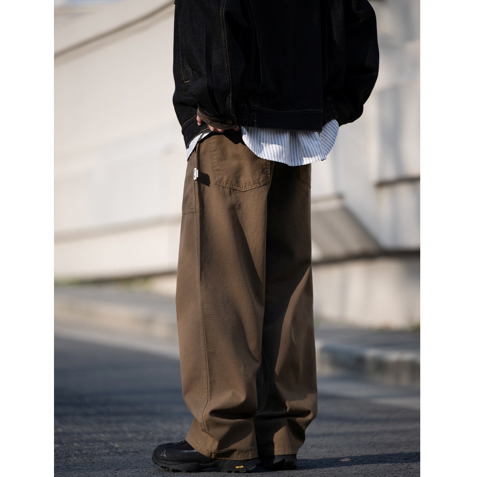 Wide Straight Baker Pants BI2028