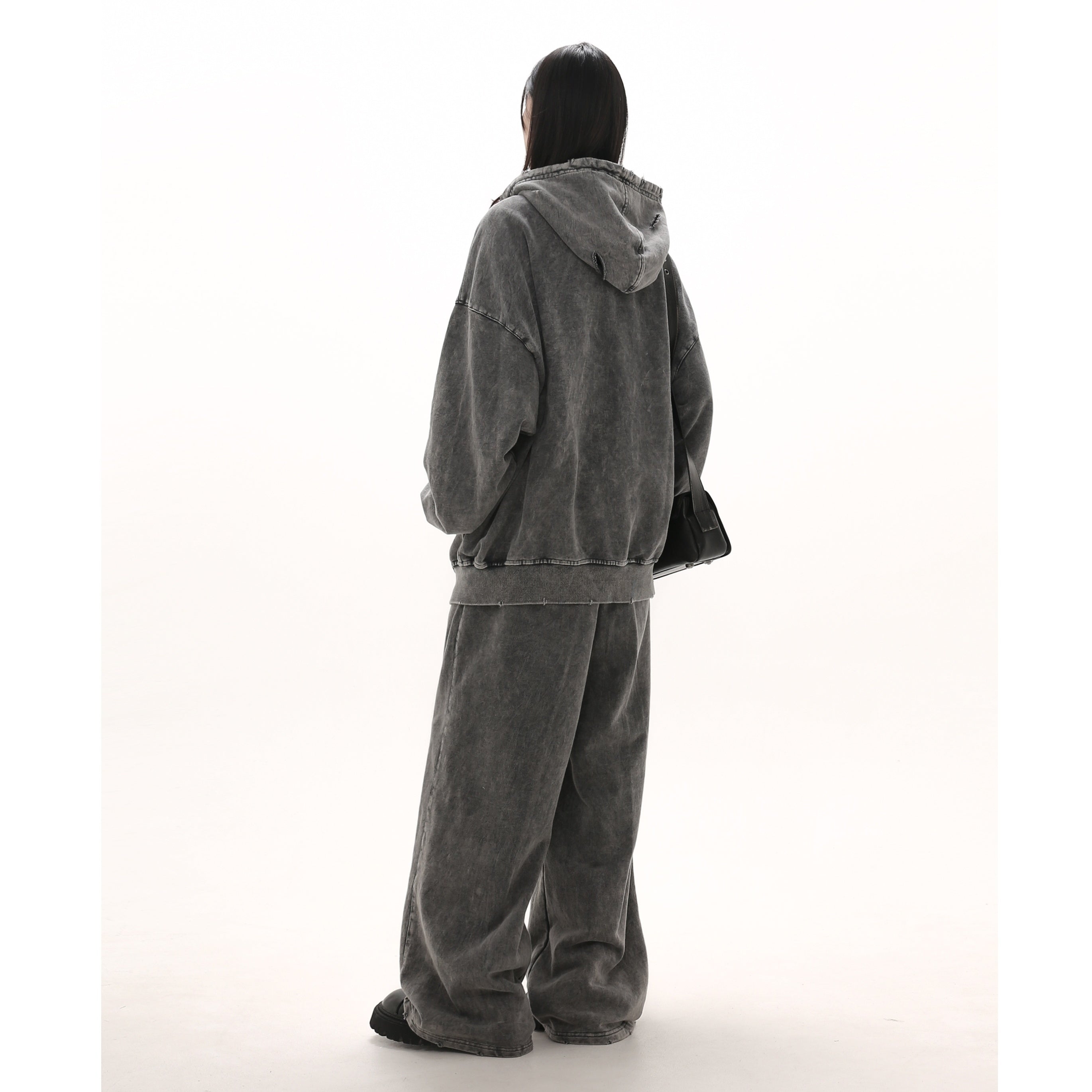 【上下別売り】Distressed Ripped Hooded Jacket MB7329