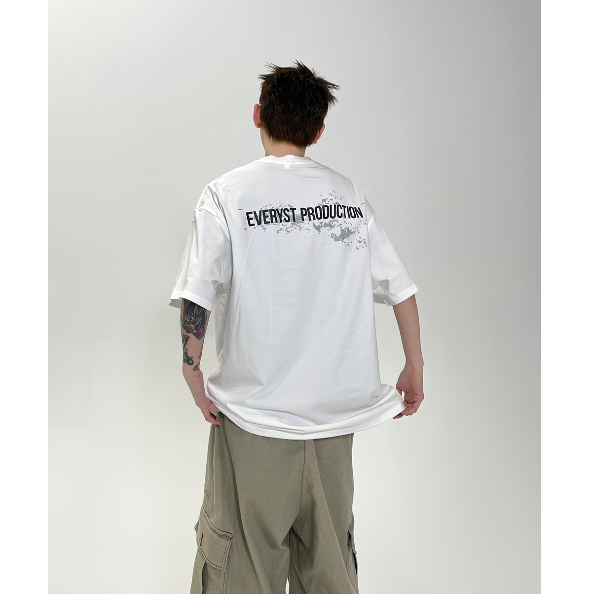 Simple Letter Print T-shirt EAT097