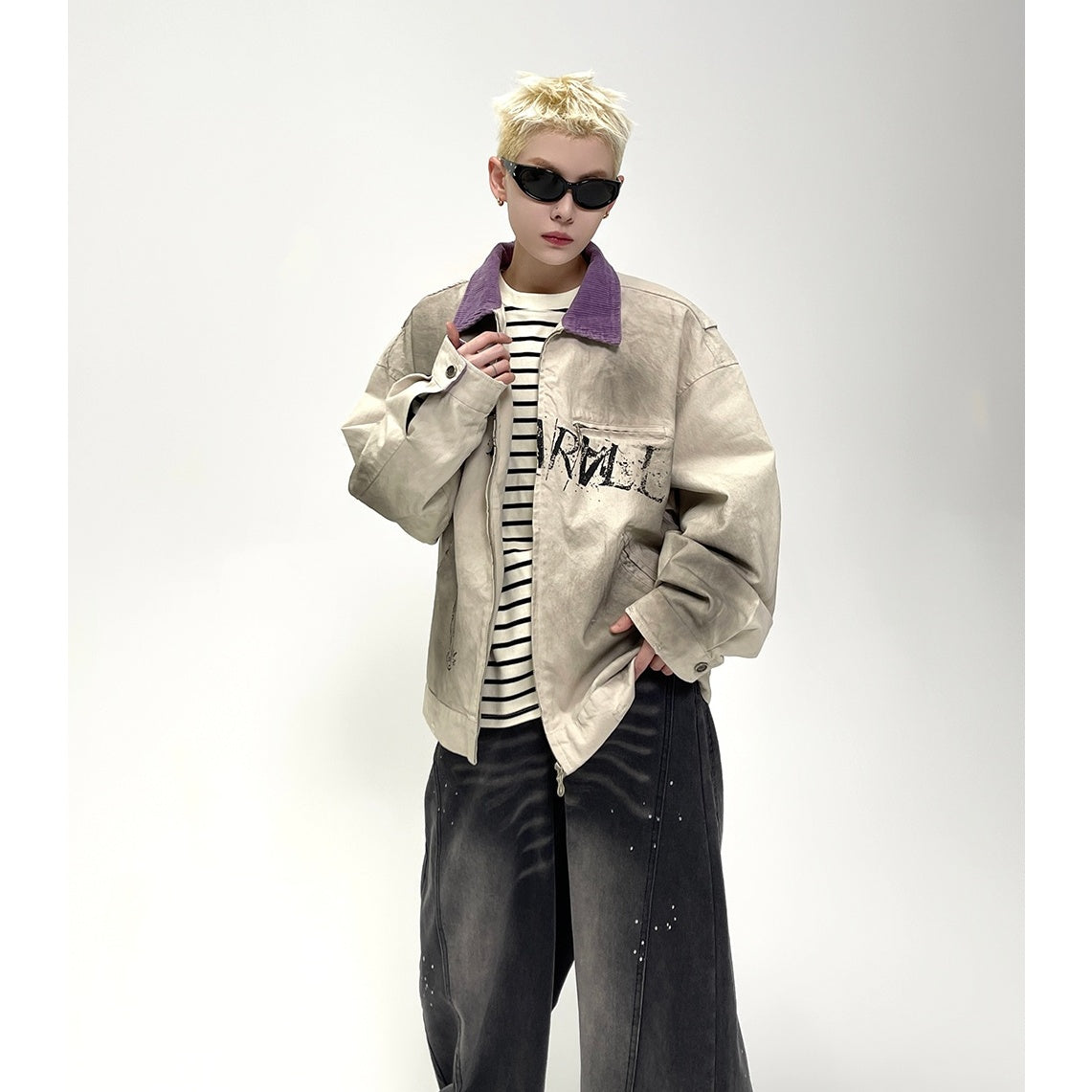 Spray Paint Graffiti Dirty Jacket EAT071